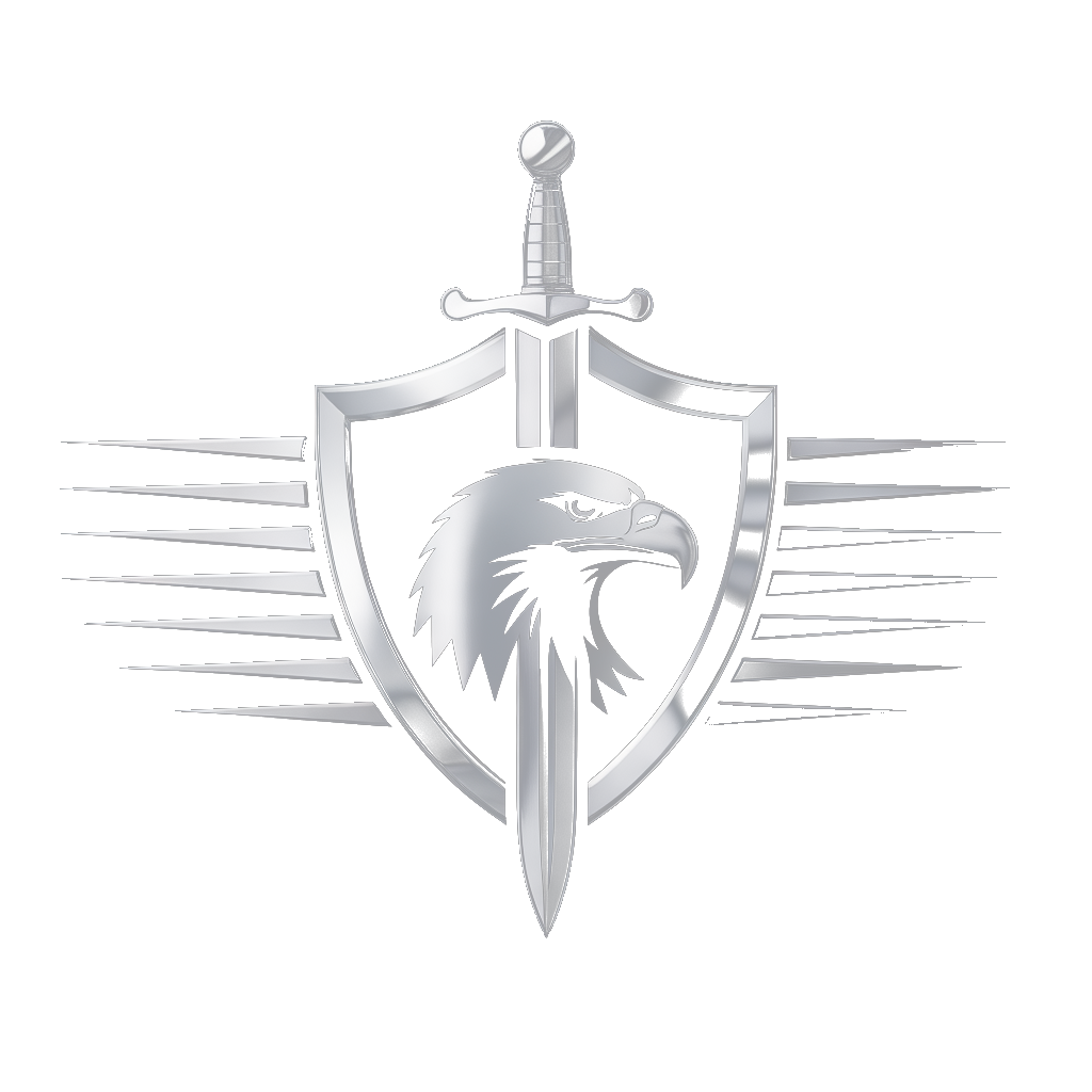 Sound Contracting Solutions shield logo with sword and eagle